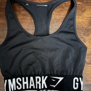 Gymshark Black Racerback Sports Bra